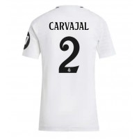 Echipament fotbal Real Madrid Daniel Carvajal #2 Tricou Acasa 2024-25 pentru femei maneca scurta